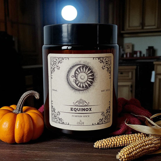 Magische Kerze Equinox – Duft Kürbisgewürz