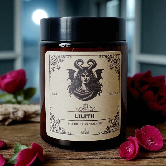 Magische Kerze Lilith – Duft Pfingstrose