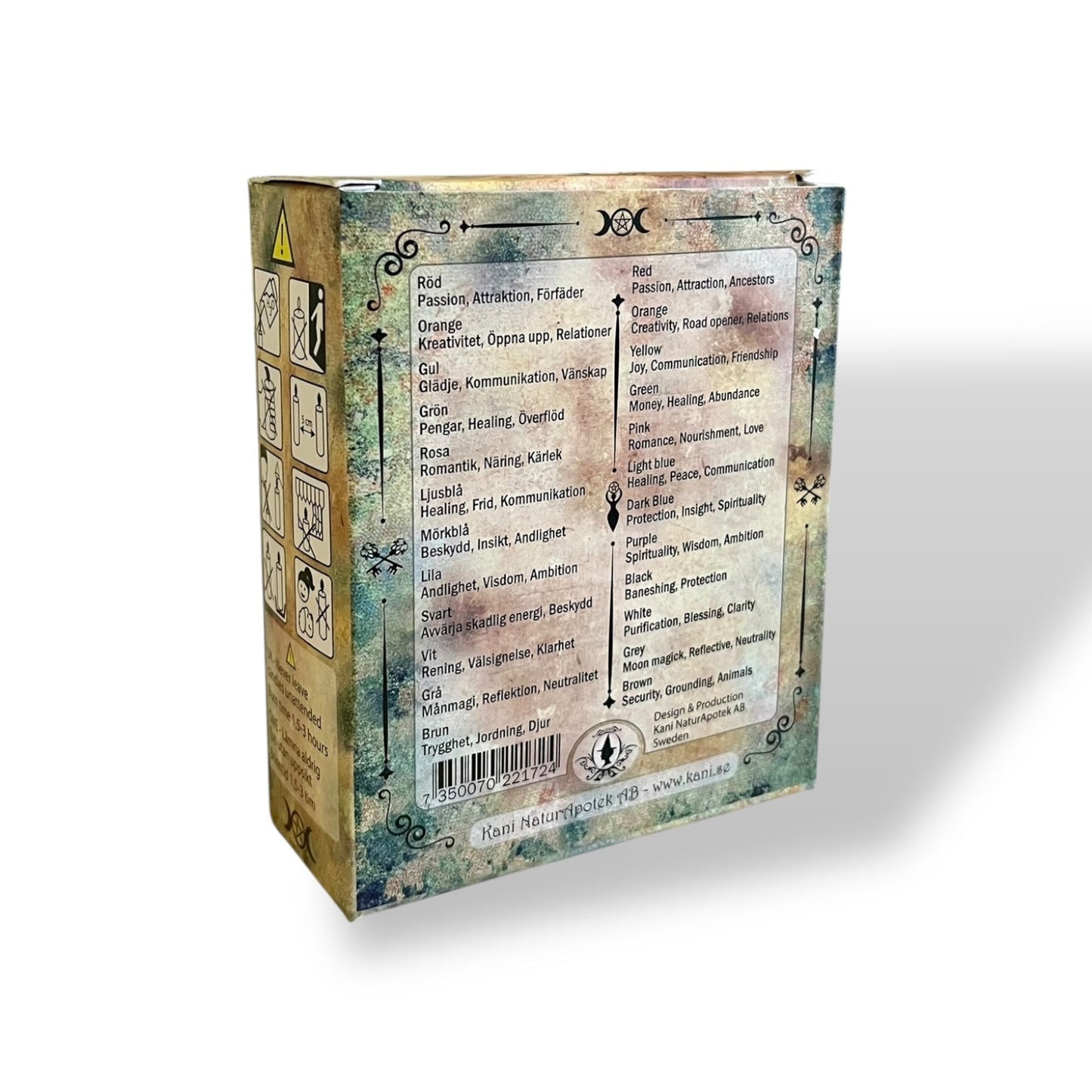 Ritualkerzen für Kerzenmagie - 1.7 x 10 cm Weiss