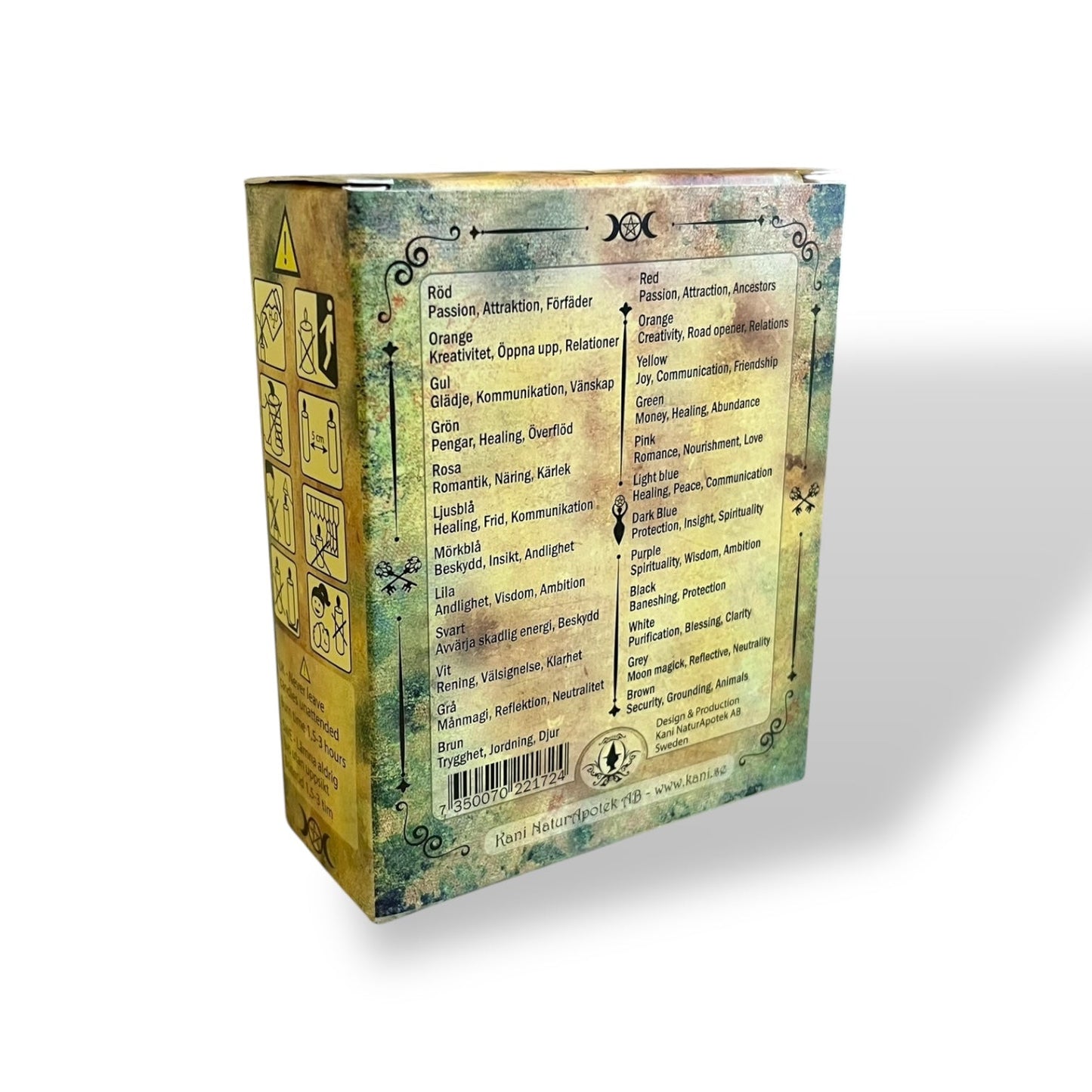 Bougies rituelles pour la magie des bougies - 1,7 x 10 cm Jaune