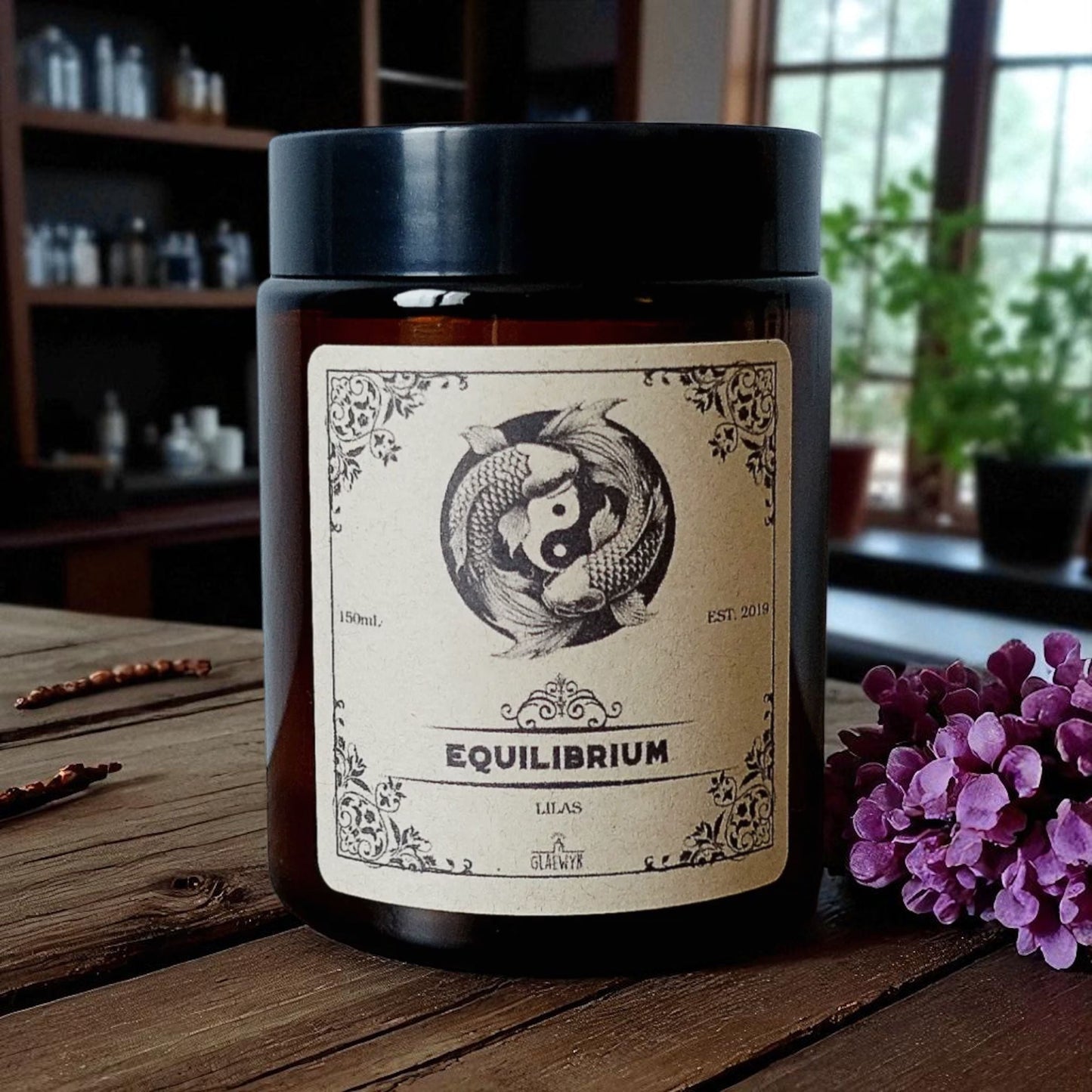 Bougie Magique Équilibre – Parfum Lilas