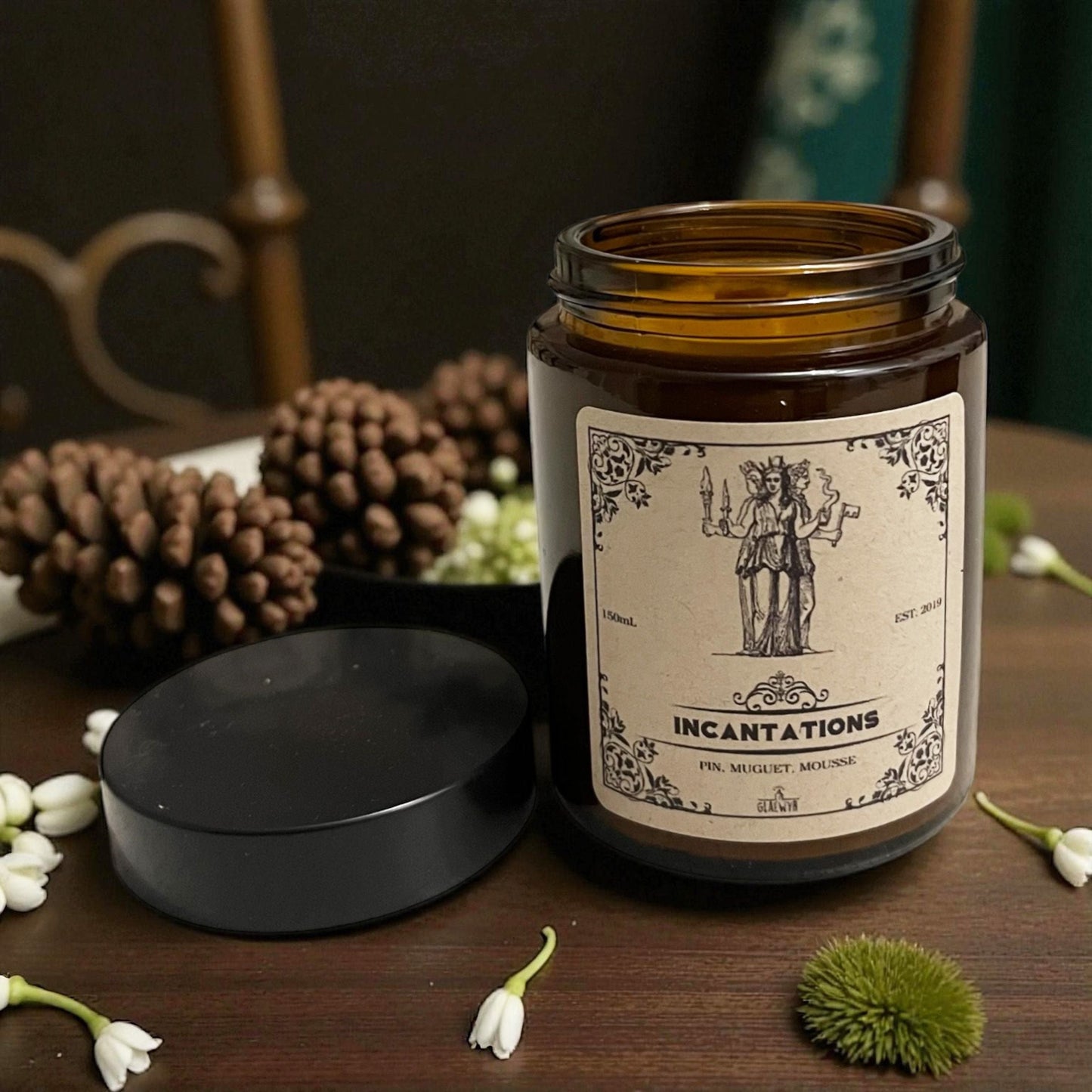 Magische Kerze Incantations – Das Flüstern der Schwelle