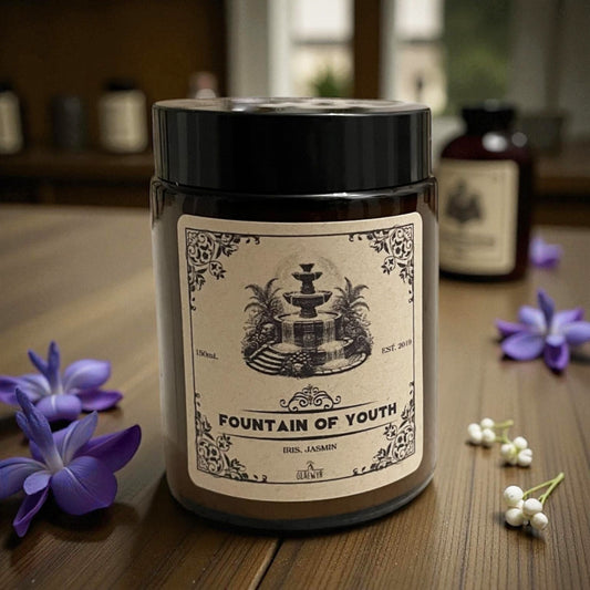 Magische Kerze Jungbrunnen – Duft Iris & Jasmin