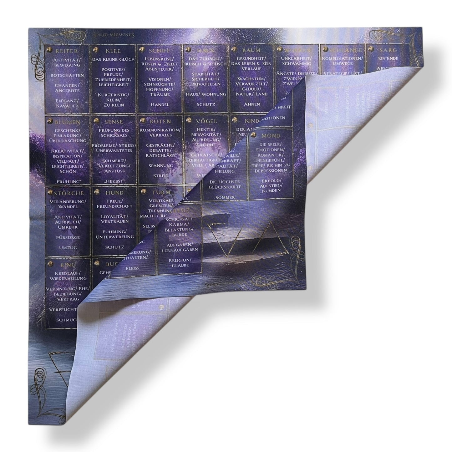 Lenormand Template Cloth Epic Fairyland
