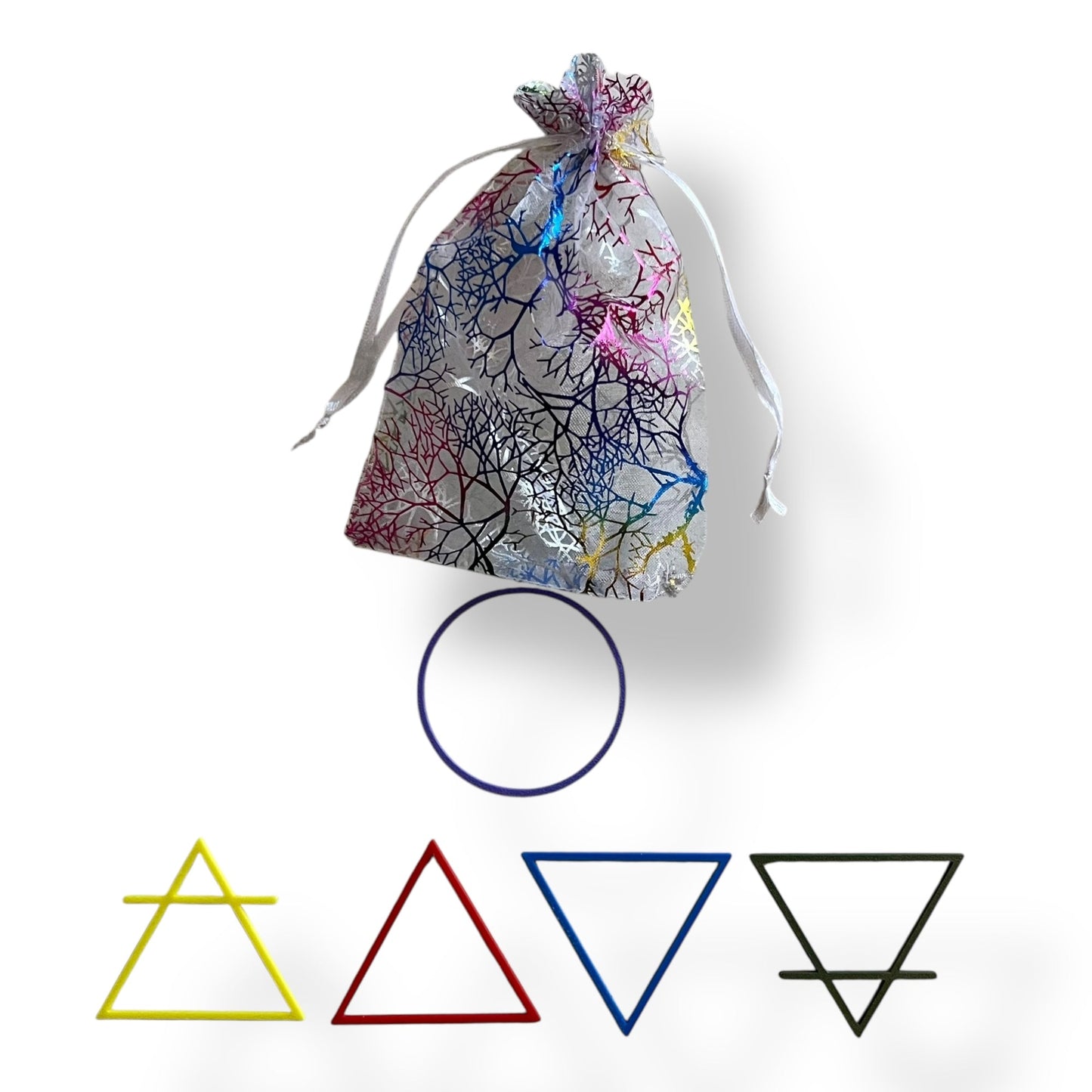 Elemente des Pentagram – Energie-Symbole (5er-Set)