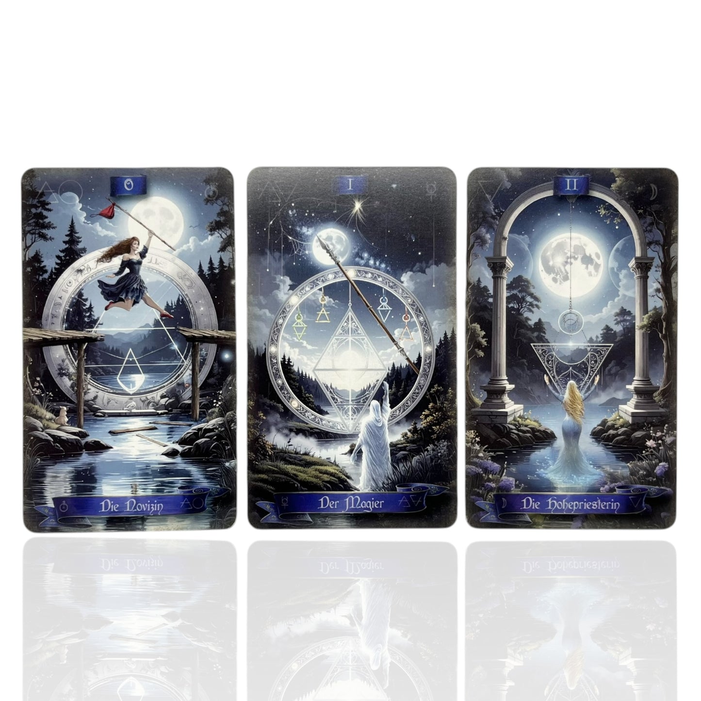 Tarotkarten Avalon - Elements Symbolic Tarot Classic DE - 3 Karten