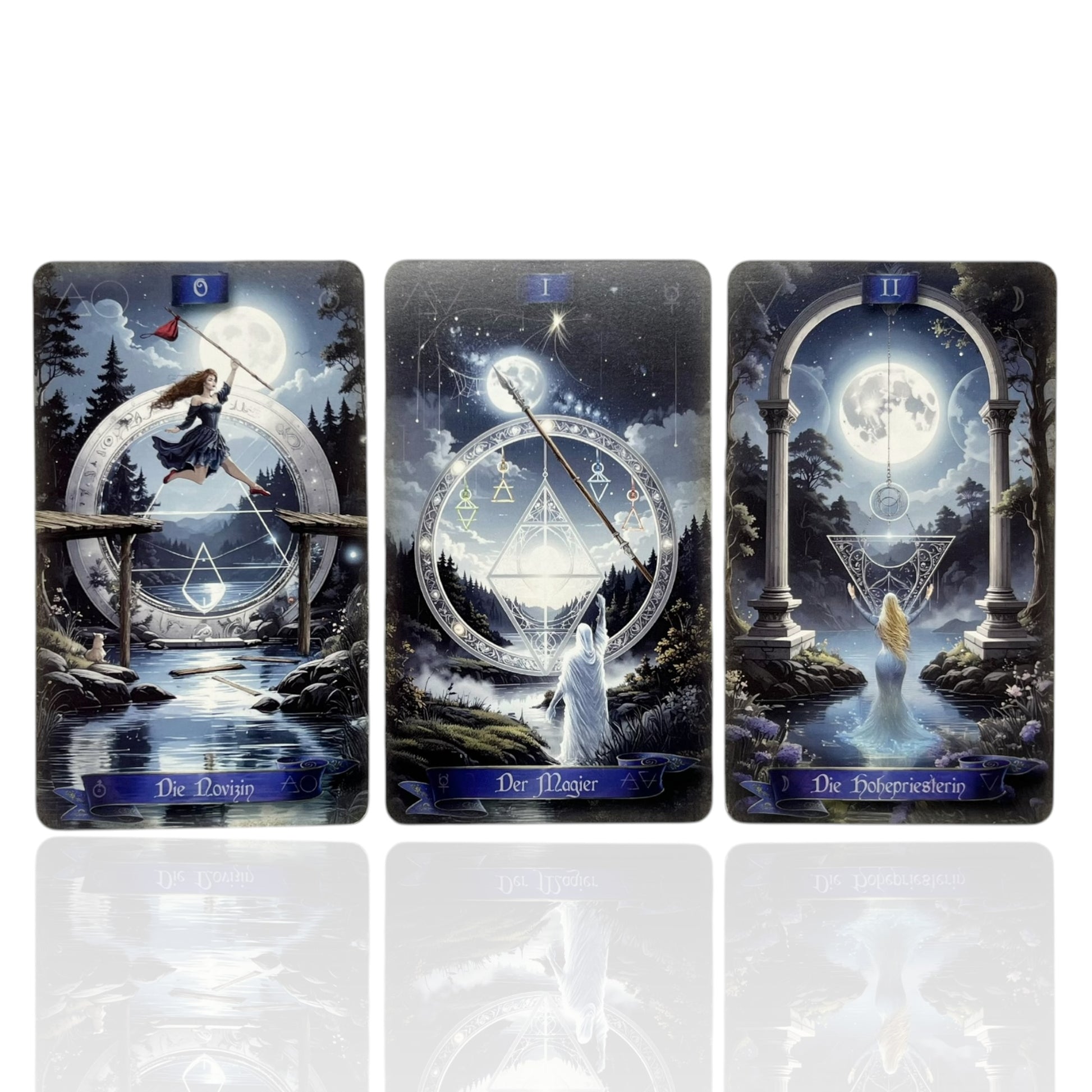 Tarotkarten Avalon - Elements Symbolic Tarot Classic DE - 3 Karten