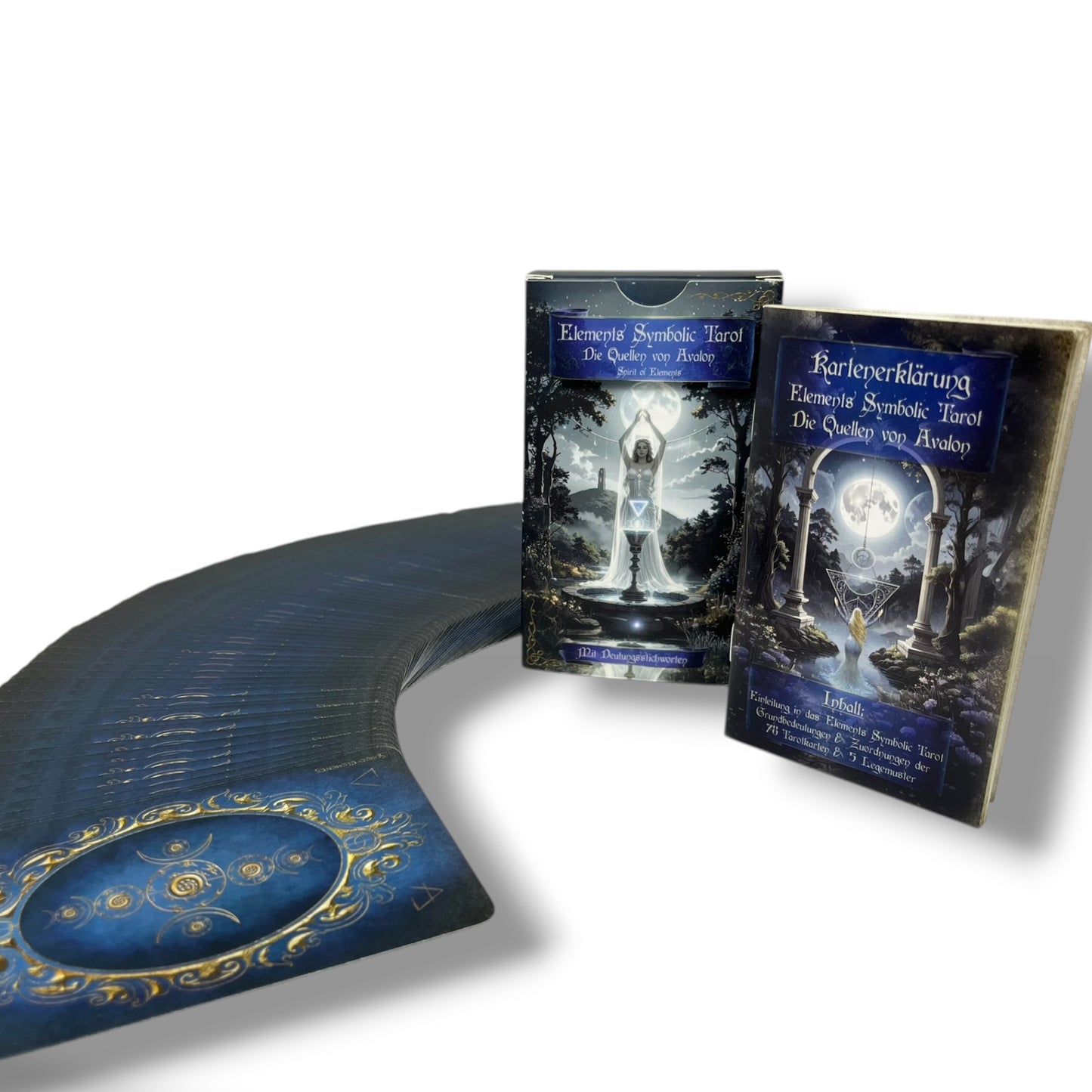 Tarot Cards Elements Symbolic – The Founts of Avalon - with Keywords