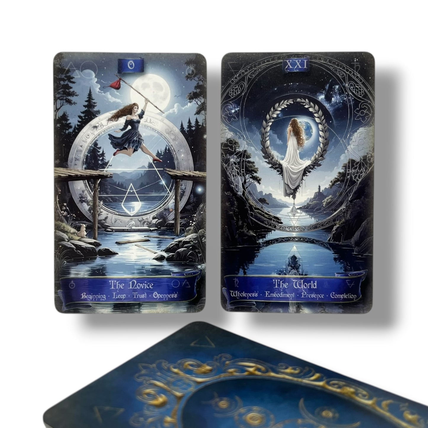 Tarot Cards Elements Symbolic – The Founts of Avalon - with Keywords