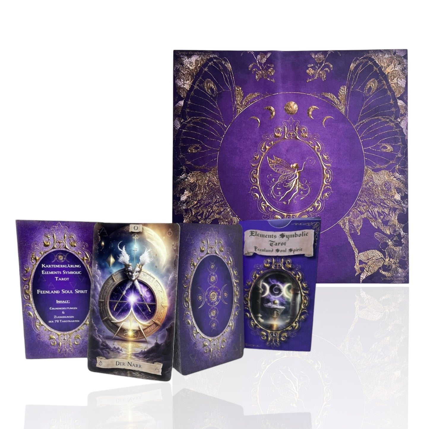 Tarotkarten Elements Symbolic Feenland Soul Spirit